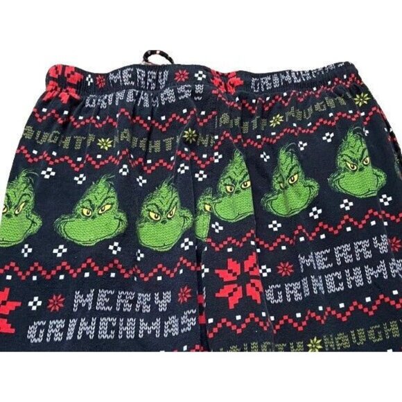 Dr. Seuss Grinch Size M Pajama Sleep Pants Mens Merry Grinchmas Christmas NEW - Picture 5 of 5